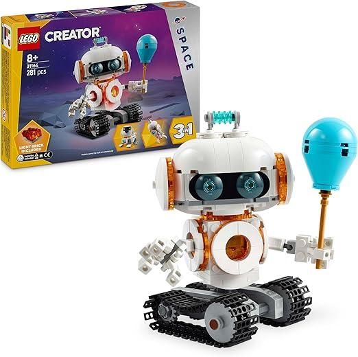 LEGO Creator 3 in 1 Robot Spaziale Giocattolo - Si Trasforma in Cane o in Razzo ,Lego,Eta 8+