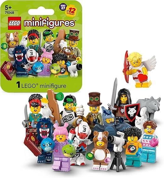LEGO Minifigures Serie 27, Scatola da Collezione con 1 di 12 Personaggi Giocattolo a Caso,Lego,Eta 5+