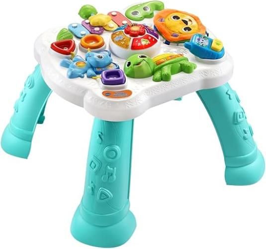 VTech Tavolo MultiAttivita - GiocaImpara, Tavolo con Giochi Educativi per Bambini, Giocattolo con Forme e Xilofono, Gioco Interattivo con Tante Attivita, Lingua Italiana, Batterie Incluse,.Vtech,Eta 9-36 mesi