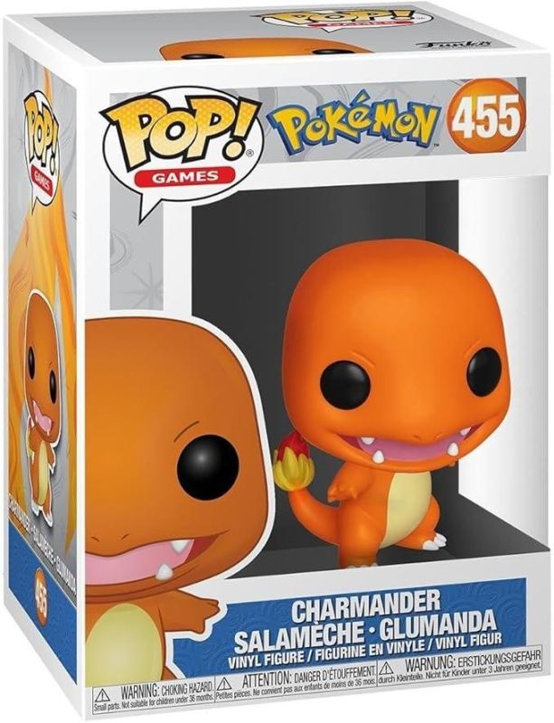 Funko Pop! Games: Pokemon - Charmander - Figura in Vinile da Collezione