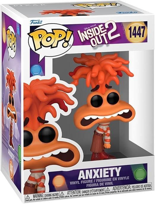 Funko POP! Disney: Inside Out 2 - Anxiety - Figura in Vinile da Collezione - Eta 3+