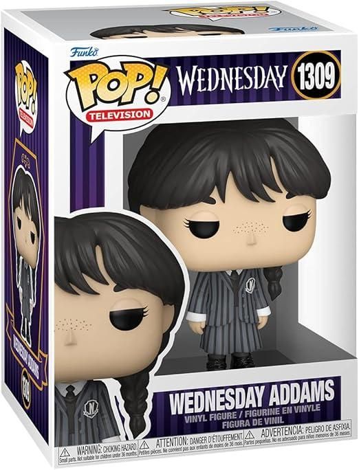 Funko Pop! TV: Wednesday Addams- Figura in Vinile da Collezione ,Eta 3+