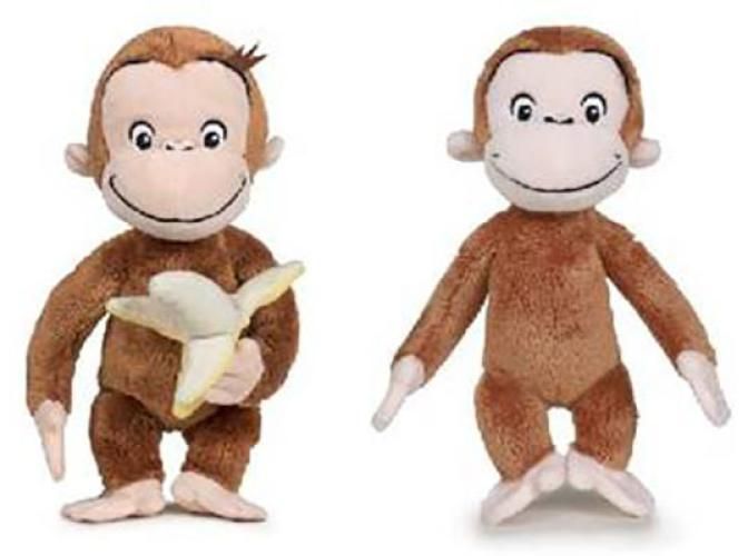 Curioso come George,Peluche George 25 cm,1 pezzo modello casuale,Eta 0+
