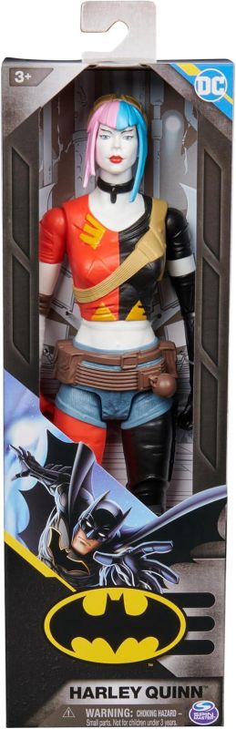Dc comics, action figure di Harley Quinn, giocattoli da collezione dei supereroi da 30 cm,Spin Master,Eta 3+