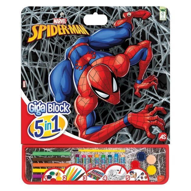 Giga Block 5 in 1,Spiderman, AS,Eta 3+