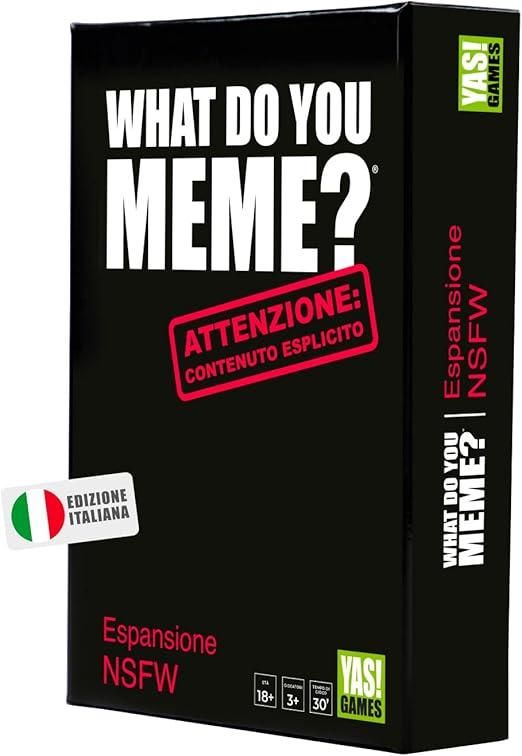 Espansione What Do You Meme? NSFW  - L`Unico In Italiano,Rocco Giocattoli Yas Games,Eta 18+