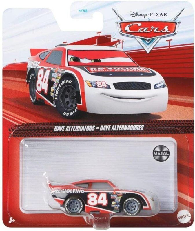 Disney Cars,Dave Alternators,Veicolo in metallo,1:55,Mattel,Eta 3+