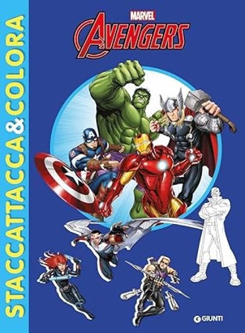Avengers. Staccattacca e colora. Ediz. illustrata,Giunti