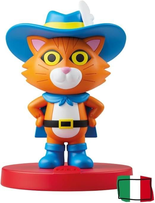 FABA Personaggio Sonoro Il Gatto con gli Stivali - Storie Sonore ,Eta 3-5 anni