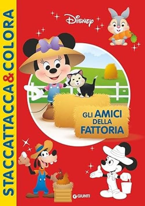 Gli amici della fattoria. Staccattacca & colora. Con adesivi. Ediz. illustrata ,Giunti