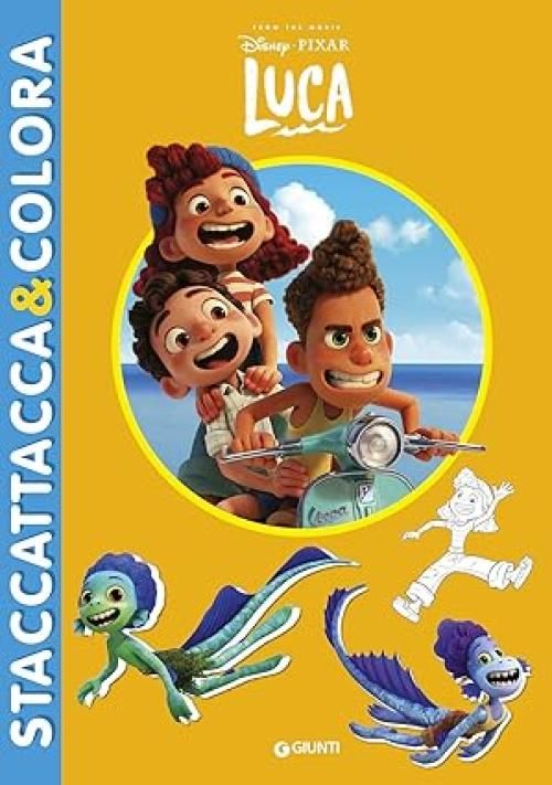 Luca. Staccattacca & colora. Con adesivi. Ediz. a colori ,Giunti