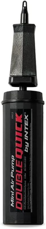 Pompa Mini Double Quick, Plastica, Nero, 29 cm,Intex