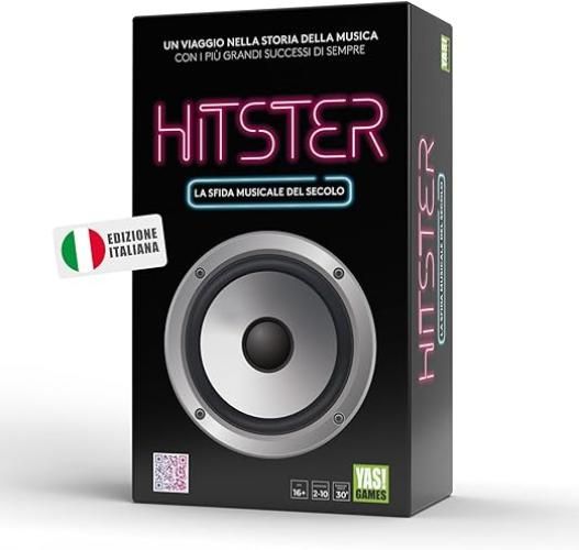 Hitster - L`Unico in Italiano - Party Game musicale,Yas Games,Età 16+