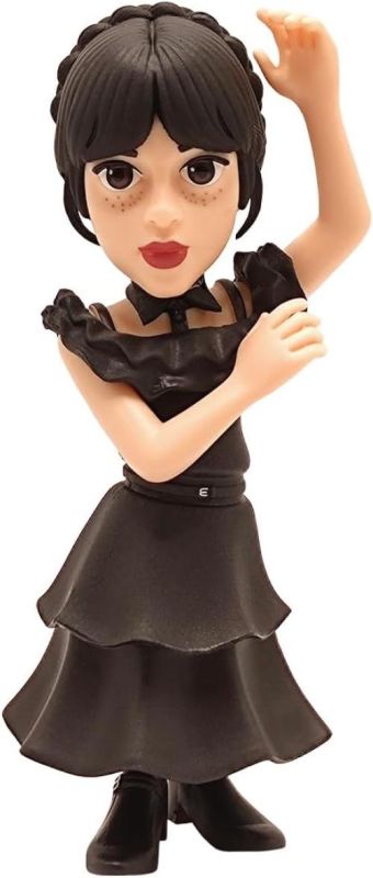 MINIX COLLECTIBLE FIGURINES Mercoledì con il suo abito da ballo #127 - Wednesday - Statuetta da collezione, 12 cm