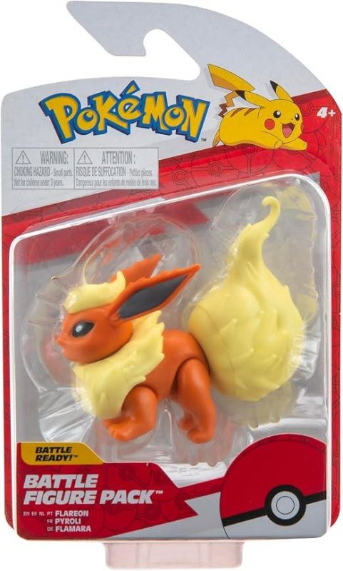Pokémon,Figure Flareon,Jazwares,Età 4+