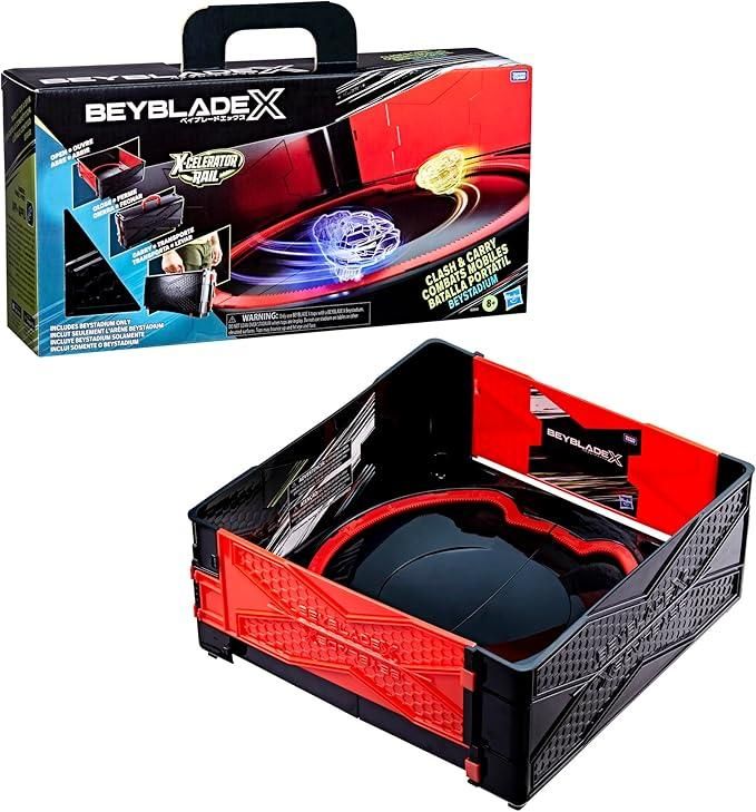 Bey Blade X Clash & CArry Beiystadium,Hasnro,eta 8+