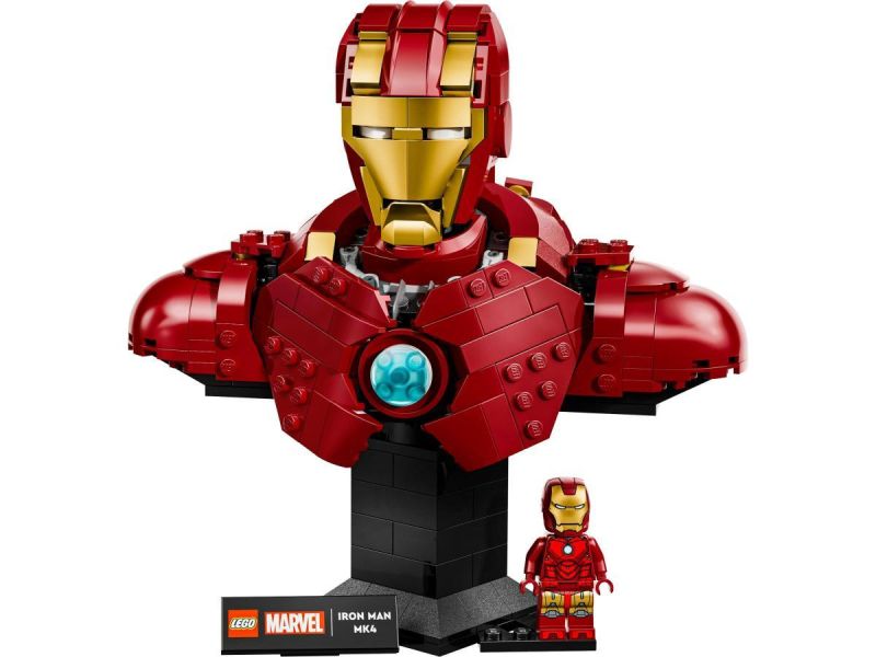 LEGO Marvel SUper Heroes  Busto Iron Man MK4,Eta 18+