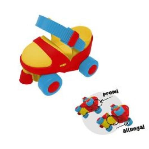 Pattini Allungabile Quick 4 ruote,Taglia 25-30,Sport One,Eta 3+