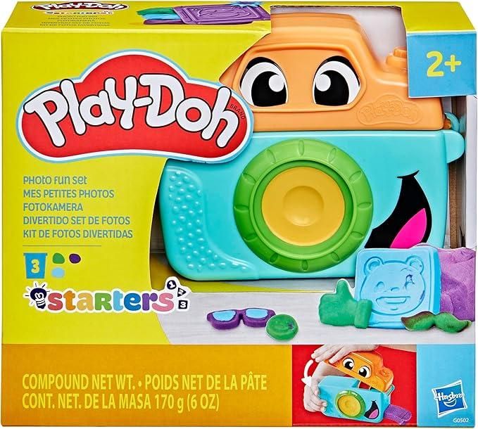 Play-Doh, Starter Set Piccoli fotografi con Fotocamera Giocattolo,Hasbro,Eta 2+