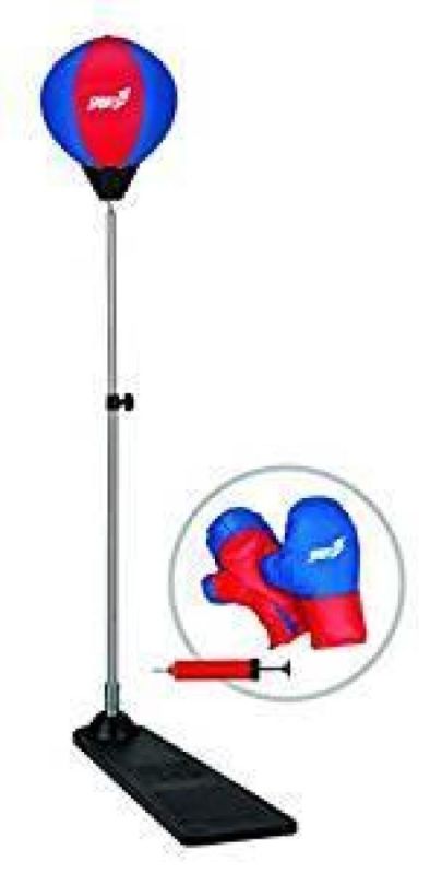 Punching Ball Set con guanti e pompa per gonfiaggio,Sport one,Eta 6+