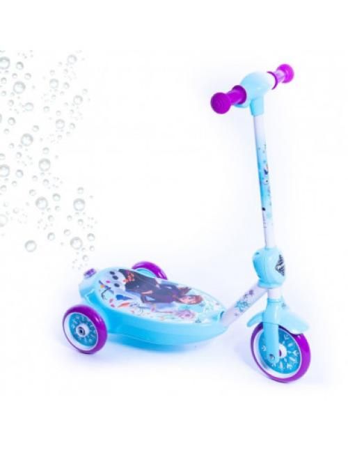 Scooter Frozen,Monopattino elettrico 3 ruote con sparabolle,Huffy,Eta 6+