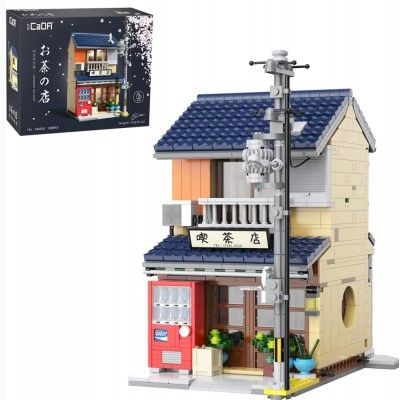 CaDA, Japanese Tea Shop,Set da costruzioni con luci,Eta 14 +
