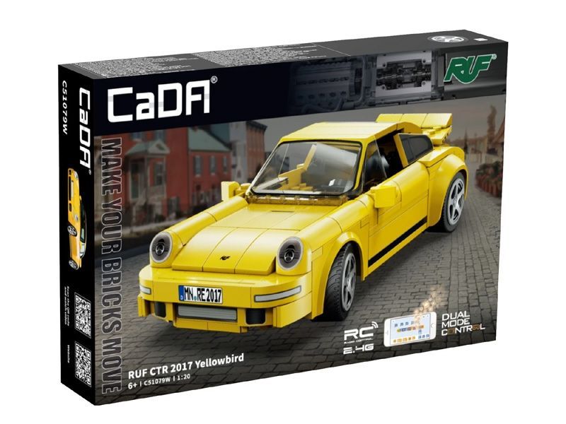 CaDA, RUF CTR 2017 Yellowbird,Veicolo da costruzione radiocomandato,Eta 6+