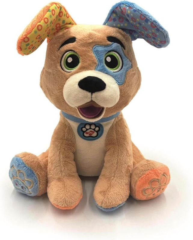 Timmy Parla Gioca Canta, Peluche Interattivo Parlante in Italianoi, Stimola lo Sviluppo Sensoriale e Cognitivo, Clementoni,eta 1+