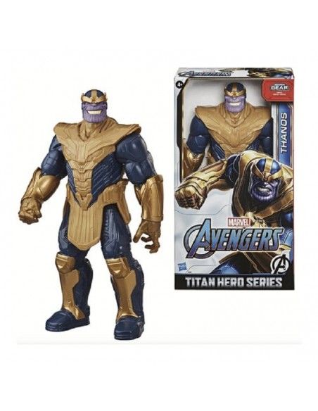 Marvel Avengers Titan Hero Series Blast Gear, Action figure di Thanos (classe Deluxe), di 30 cm, per bambini dai 4 anni in su