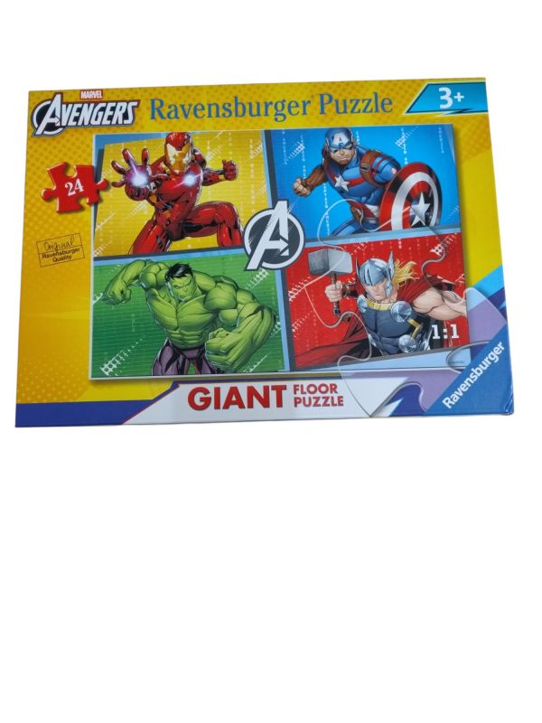 Puzzle Avengers, Giabt Floor Puzzle 24 pezz,Ravensburger,Eta 3+
