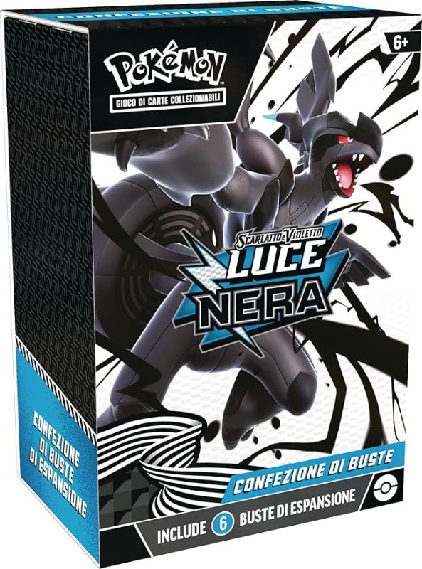 Pokemon GCC. Scarlatto e Violetto Luce nera,Bundle 6 buste,The Pokemon Company,Eta 6+