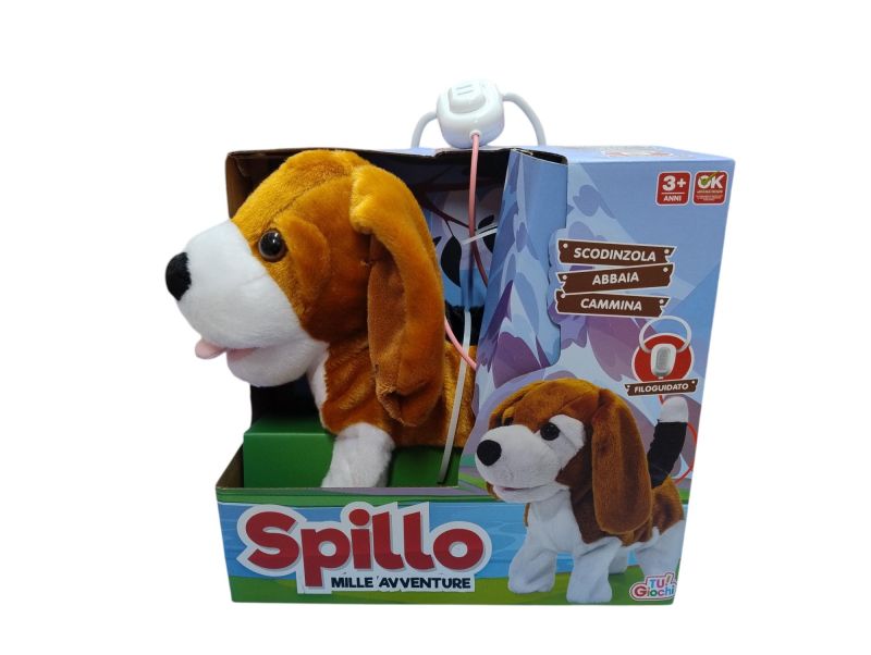 Cucciolo interattivo filoguifato,Spillo mille avventure ,Eta 3+