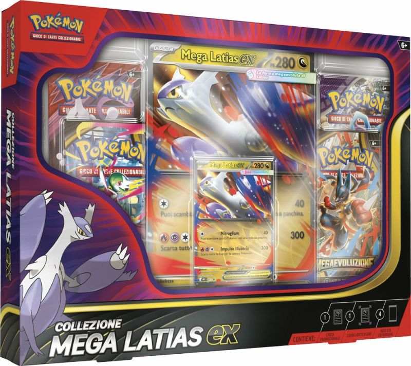 Pokemon GCC, Collezione Mega Latias EX,The Pokemon Company,Eta 6+