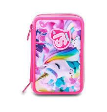 Astuccio 3 zip SJ GirlFlyunicorn Girl