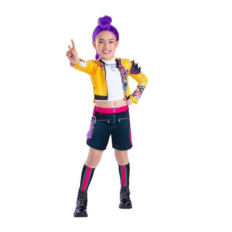 Vestito Rumi  Originale  K-Pop Demon Hunters  Rumi Classic Child Costume, Kids Fancy Dress 6 anni