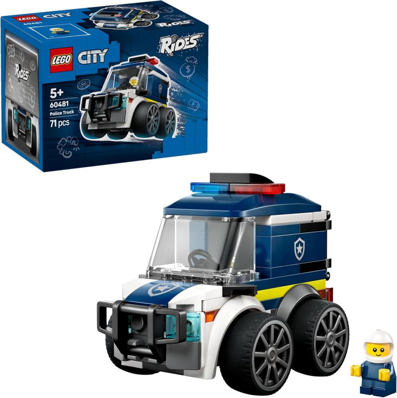 LEGO City ? SUV della Polizia Giocattolo - Mini Veicolo di Emergenza con Minifigure Junior di Poliziotto, Eta 5+