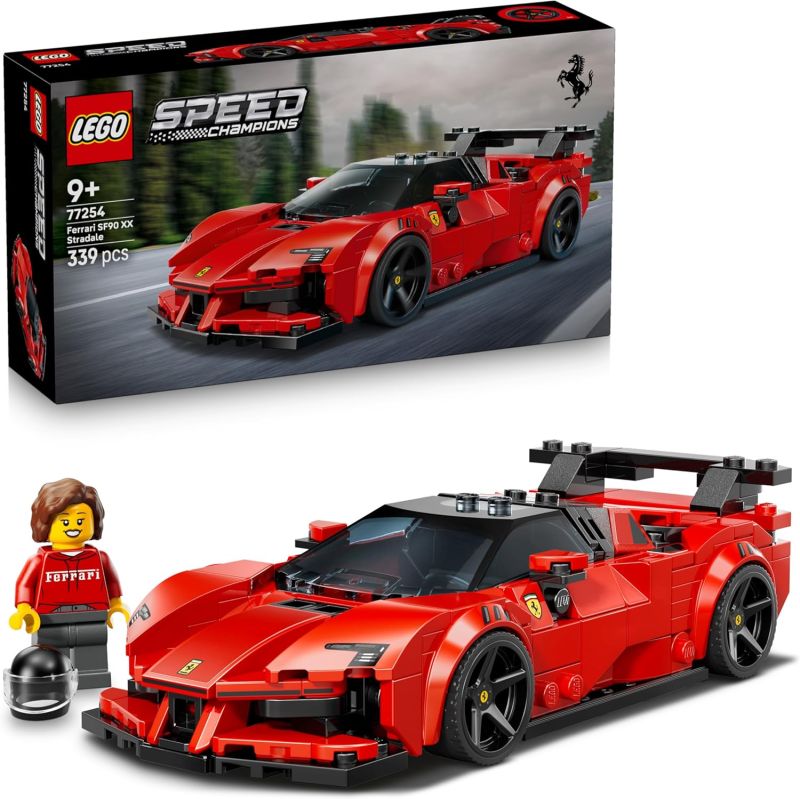 LEGO Speed Champions Ferrari SF90 XX Auto Sportiva Stradale - Macchina Giocattolo con Minifigure da Collezione , Eta 9+