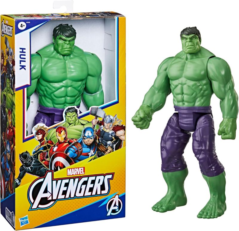 Marvel Avengers Titan Hero Series Blast Gear, Action Figure di Hulk, Classe Deluxe, di 30 cm,Hasbro,Eta 4+