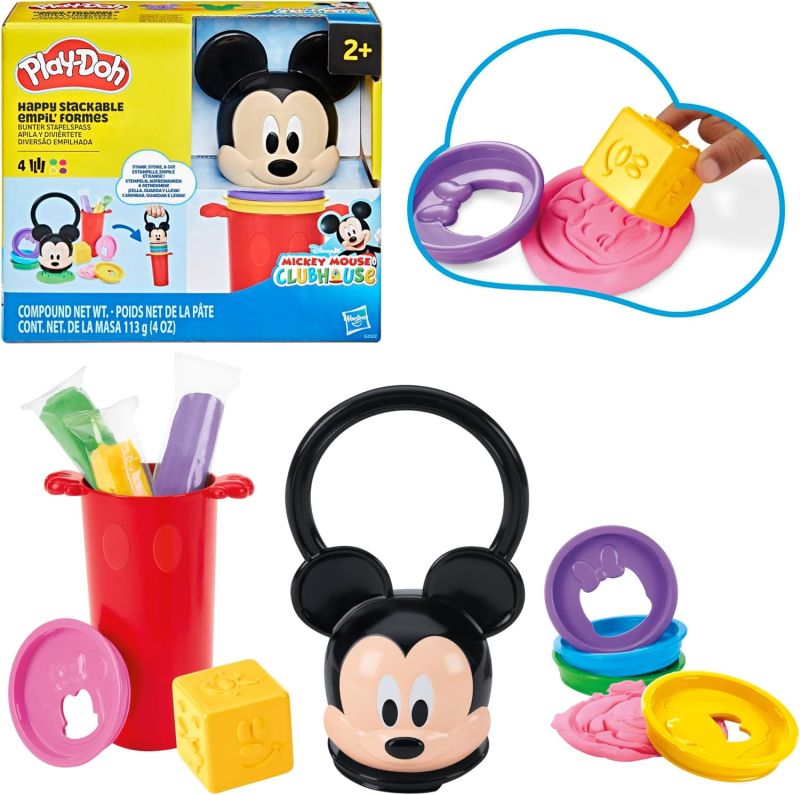 Play-Doh, Disney Junior Happy Stackable,Hasbro , Eta 2+