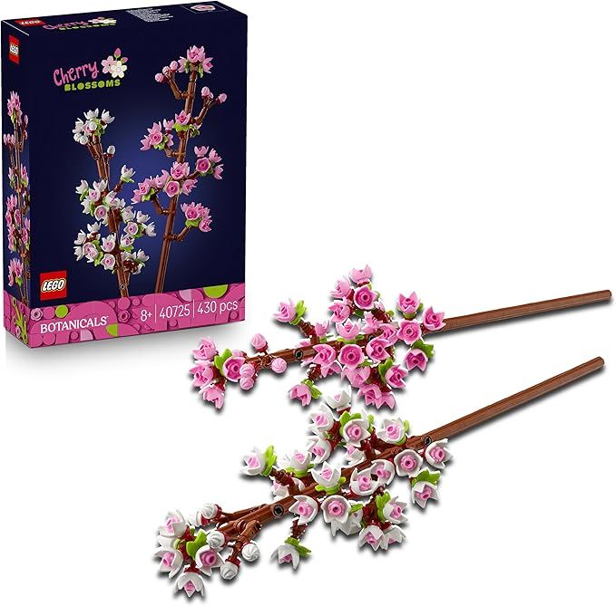 LEGO Botanicals Fiori di Ciliegio  - Set da Costruire di Fiori Finti - Decorazione Floreale da Casa o da Scrivania, Eta 8+