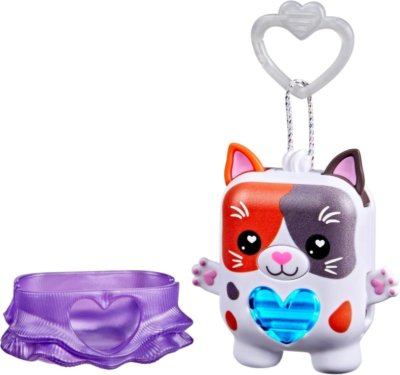 Nano-mals, Purrnelope la gatta tricolore, cucciolo elettronico antistress,Hasbro, Eta 5+