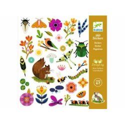 160 Adesivi Giardino ,Djeco,eta 4-7 anni