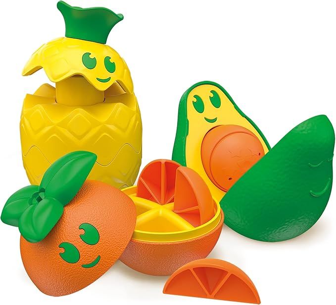 Fruit Puzzle, Gioco Componibile con Frutta , Giochi Prima Infanzia Made in Italy, Linea Play for Future, Stimola Manualita e Logica, Baby Clementoni, Eta 12-36 mesi