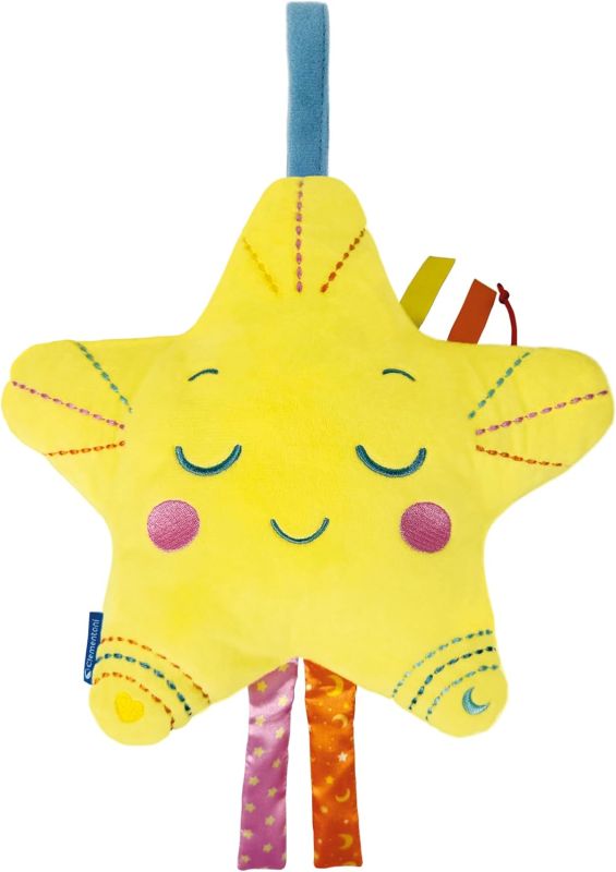 Goodnight Star, Luce Notturna per Bambini, Gioco Prima Infazia , Stella con Luci e Suoni Rilassanti, Supporto per Sonno Sereno, Baby Clementoni, Eta 0+ mesi