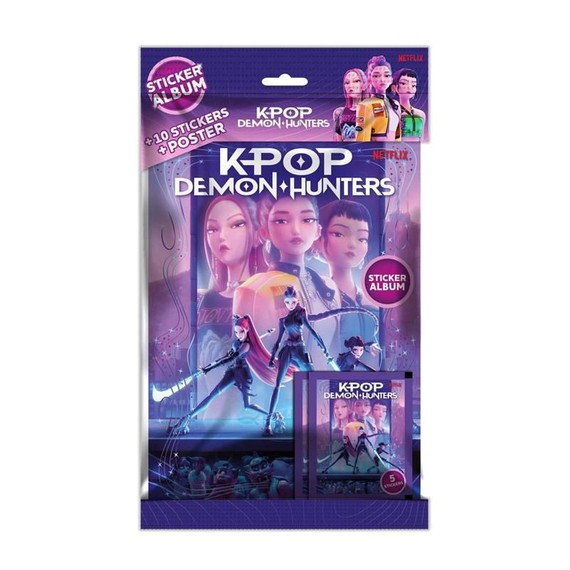 Album stickers K-Pop deomon hunters, Album+ due bustine+ poster, Diramix