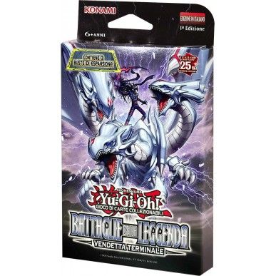 Yu-Gi-Oh! Tuckbox 3 Buste Battaglie della leggenda Vendetta Terminale, Lingua itliana, Konami , Eta 6+