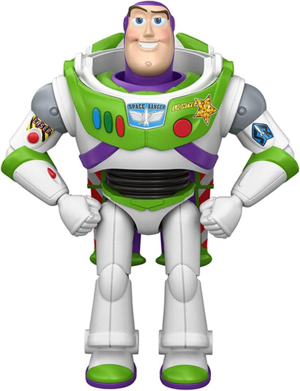 Disney Pixar Toy Story 5 - Buzz Lightyear Pronto per Il Lancio, Action Figure da 25cm con 12 articolazioni mobili, Funzione Speciale per Aprire Le Ali e Design dal Film,Mattel,Eta 3+