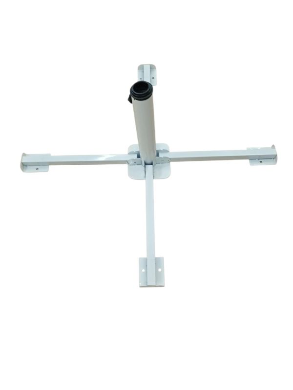 Base ombrellone in acciaio , 38-38MM,Colore bianco ,DueEsse