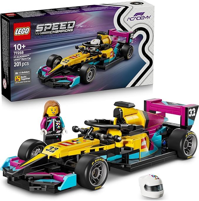 LEGO Speed Champions Auto da Corsa F1 ACADEMY Giocattolo - Kit Modellismo con Minifigure di Pilota Donna di Formula 1 , Eta 10+