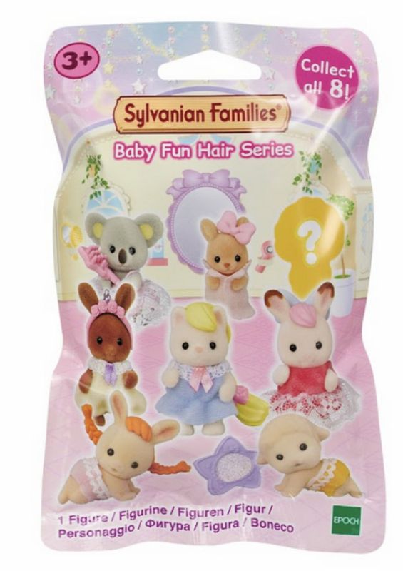 Sylvanian Families Baby Fun Hair Series, 1 bustina personaggio casuale,Epoch,Eta 3+
